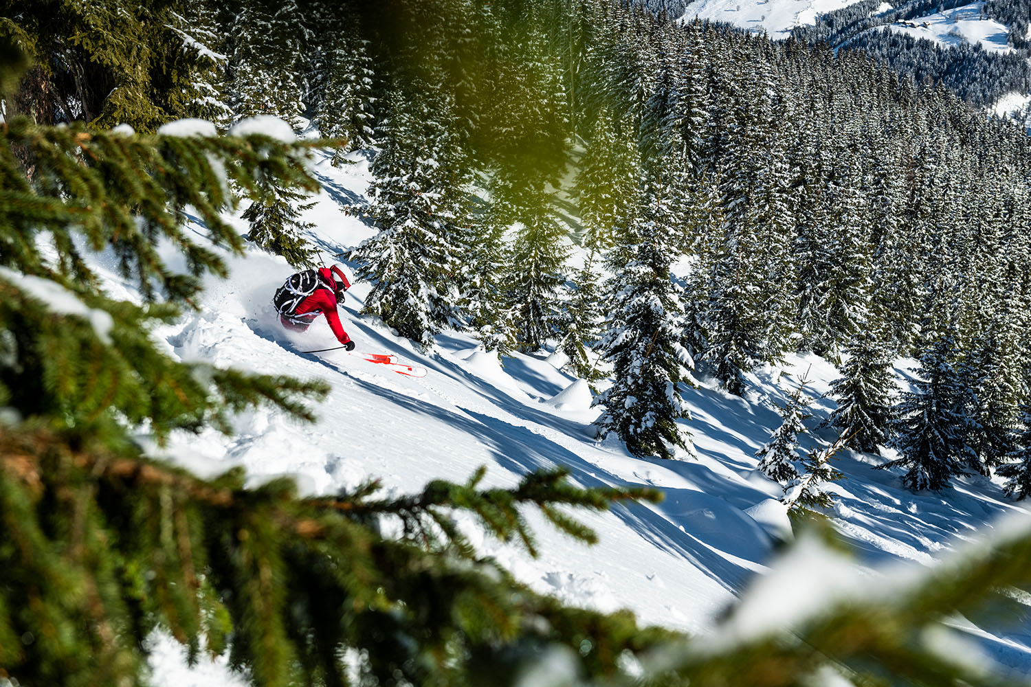 Winterfreude im Salzburger Land beim Skifahren und Freeriden - Foto © Salzburger Land Tourismus